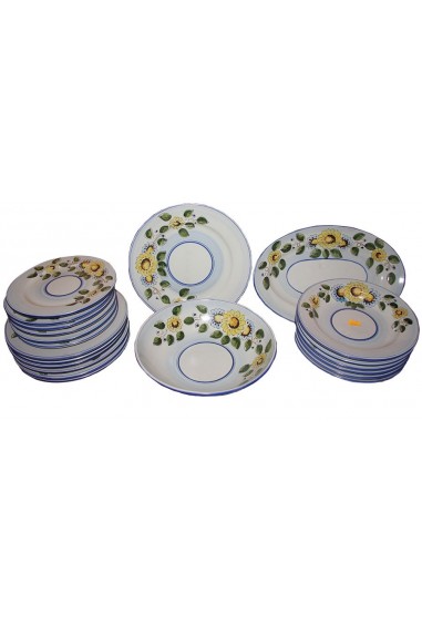 Servizio piatti da 6 in Ceramica di Caltagirone