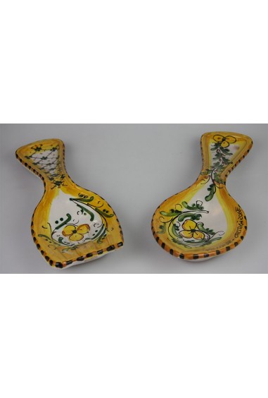 Poggiamestoli in Ceramica di Caltagirone